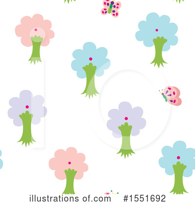 Trees Clipart #1551692 by Cherie Reve