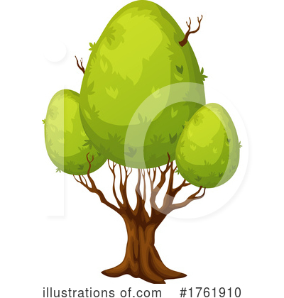 Royalty-Free (RF) Tree Clipart Illustration by Vector Tradition SM - Stock Sample #1761910