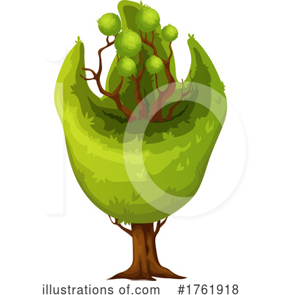 Royalty-Free (RF) Tree Clipart Illustration by Vector Tradition SM - Stock Sample #1761918