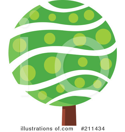 Royalty-Free (RF) Tree Clipart Illustration by yayayoyo - Stock Sample #211434
