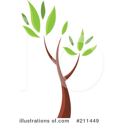 Royalty-Free (RF) Tree Clipart Illustration by yayayoyo - Stock Sample #211449