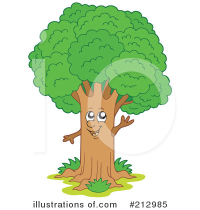 Royalty-Free (RF) Tree Clipart Illustration by visekart - Stock Sample #212985