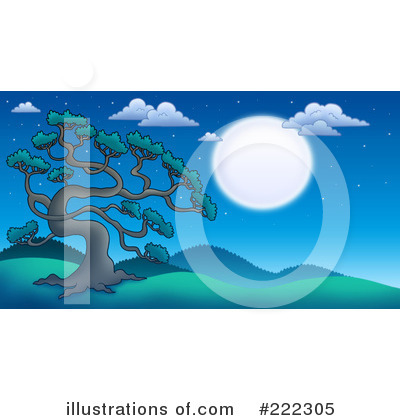 Royalty-Free (RF) Tree Clipart Illustration by visekart - Stock Sample #222305