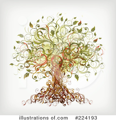 Royalty-Free (RF) Tree Clipart Illustration by OnFocusMedia - Stock Sample #224193