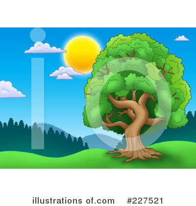 Royalty-Free (RF) Tree Clipart Illustration by visekart - Stock Sample #227521