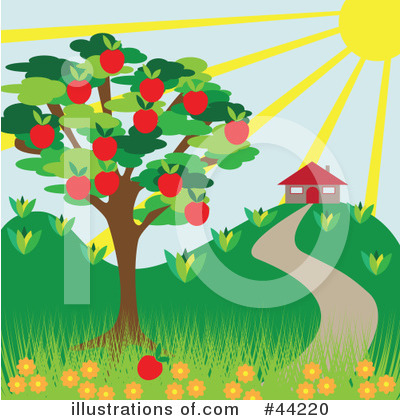 Royalty-Free (RF) Tree Clipart Illustration by kaycee - Stock Sample #44220