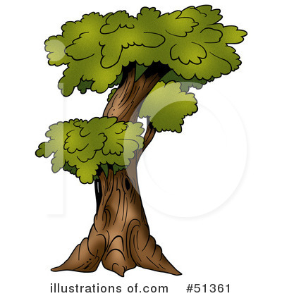 Royalty-Free (RF) Tree Clipart Illustration by dero - Stock Sample #51361