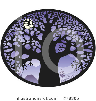 Royalty-Free (RF) Tree Clipart Illustration by elena - Stock Sample #78305