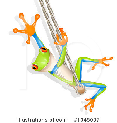 Royalty-Free (RF) Tree Frog Clipart Illustration by Oligo - Stock Sample #1045007