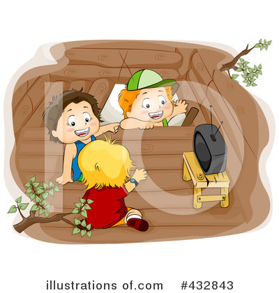 Royalty-Free (RF) Tree House Clipart Illustration by BNP Design Studio - Stock Sample #432843
