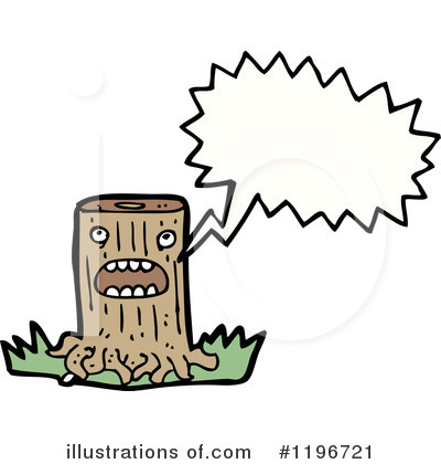 Royalty-Free (RF) Tree Stump Clipart Illustration by lineartestpilot - Stock Sample #1196721