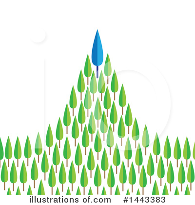 Royalty-Free (RF) Trees Clipart Illustration by ColorMagic - Stock Sample #1443383