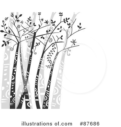 Royalty-Free (RF) Trees Clipart Illustration by BNP Design Studio - Stock Sample #87686