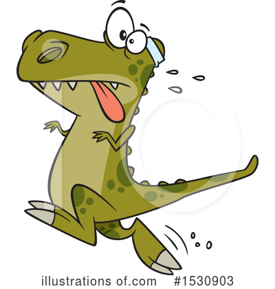 Royalty-Free (RF) Trex Clipart Illustration by toonaday - Stock Sample #1530903