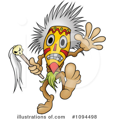 Royalty-Free (RF) Tribal Clipart Illustration by dero - Stock Sample #1094498