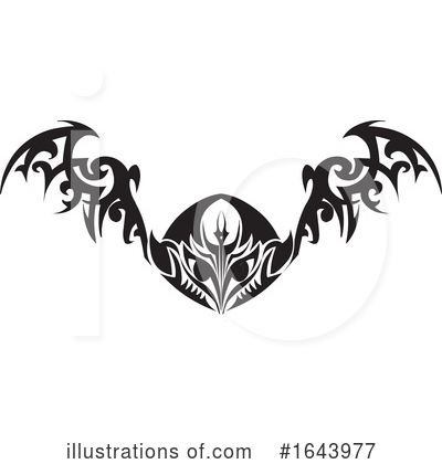 Royalty-Free (RF) Tribal Tattoo Clipart Illustration by Morphart Creations - Stock Sample #1643977