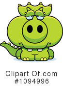 Triceratops Clipart #1094996 by Cory Thoman