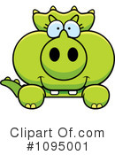 Triceratops Clipart #1095001 by Cory Thoman