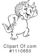 Triceratops Clipart #1110650 by Dennis Holmes Designs