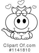 Triceratops Clipart #1141810 by Cory Thoman