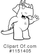 Triceratops Clipart #1151405 by Cory Thoman