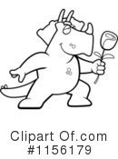 Triceratops Clipart #1156179 by Cory Thoman