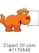 Triceratops Clipart #1170545 by Cory Thoman
