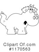 Triceratops Clipart #1170563 by Cory Thoman