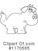 Triceratops Clipart #1170565 by Cory Thoman