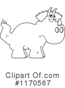 Triceratops Clipart #1170567 by Cory Thoman