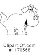 Triceratops Clipart #1170568 by Cory Thoman