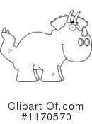 Triceratops Clipart #1170570 by Cory Thoman