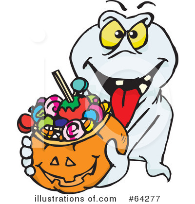 Ghost Clipart #64277 by Dennis Holmes Designs