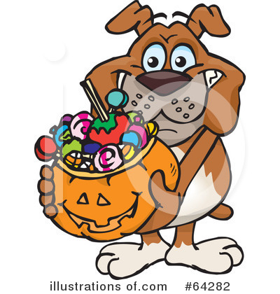 Royalty-Free (RF) Trick Or Treating Clipart Illustration by Dennis Holmes Designs - Stock Sample #64282