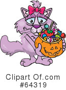 Trick Or Treating Clipart #64319 by Dennis Holmes Designs