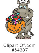 Trick Or Treating Clipart #64337 by Dennis Holmes Designs