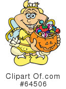 Trick Or Treating Clipart #64506 by Dennis Holmes Designs
