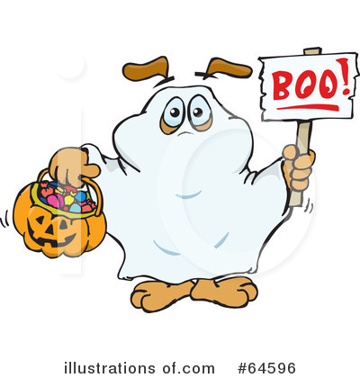 Ghost Clipart #64596 by Dennis Holmes Designs