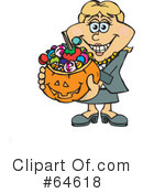 Trick Or Treating Clipart #64618 by Dennis Holmes Designs