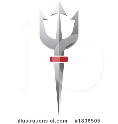 Royalty-Free (RF) Trident Clipart Illustration by Lal Perera - Stock Sample #1306505