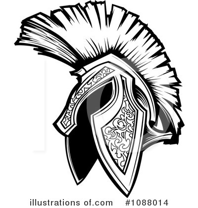 Royalty-Free (RF) Trojan Clipart Illustration by Chromaco - Stock Sample #1088014