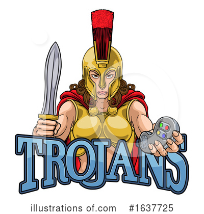 Royalty-Free (RF) Trojan Clipart Illustration by AtStockIllustration - Stock Sample #1637725