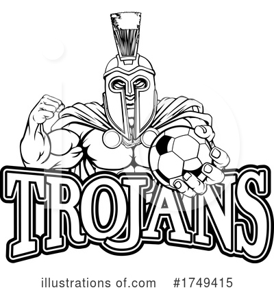 Royalty-Free (RF) Trojans Clipart Illustration by AtStockIllustration - Stock Sample #1749415