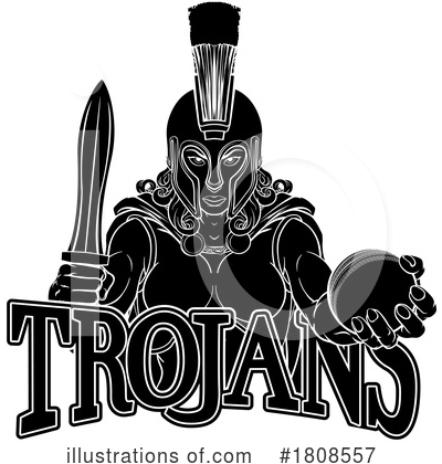 Royalty-Free (RF) Trojans Clipart Illustration by AtStockIllustration - Stock Sample #1808557