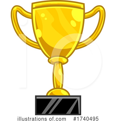 Royalty-Free (RF) Trophy Clipart Illustration by Hit Toon - Stock Sample #1740495