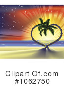 Tropical Beach Clipart #1062750 by AtStockIllustration