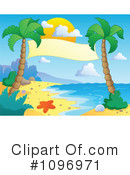 Tropical Beach Clipart #1096971 by visekart