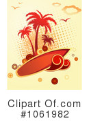 Tropical Island Clipart #1061982 by Vector Tradition SM