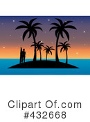 Tropical Island Clipart #432668 by Pams Clipart
