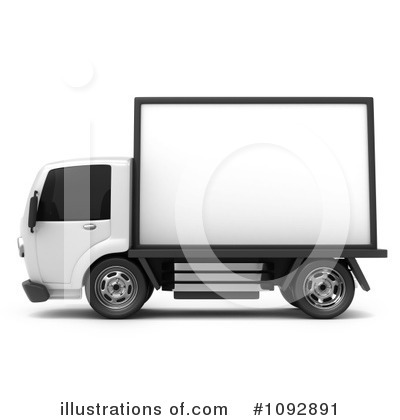 Royalty-Free (RF) Truck Clipart Illustration by BNP Design Studio - Stock Sample #1092891